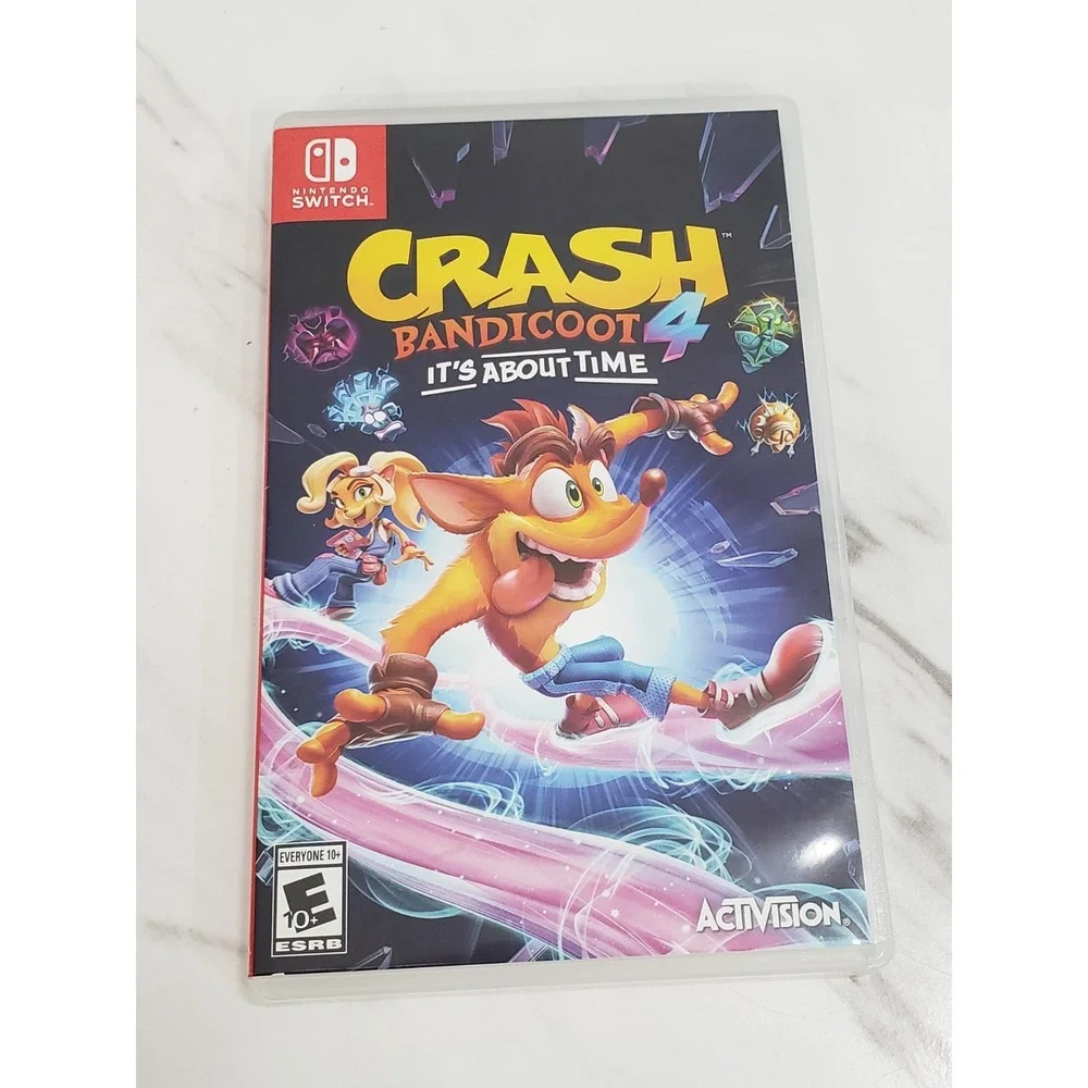 CASE ONLY Replacement Switch Crash Bandicoot 4 It's‎ about Time NO GAME